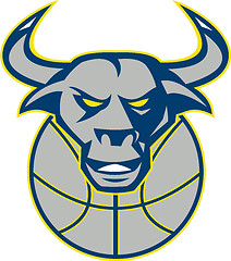 Image showing Texas Longhorn Bull Head Basketball