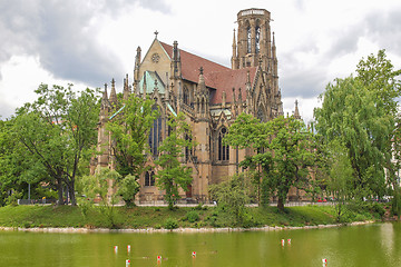 Image showing Johanneskirche Church, Stuttgart