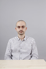 Image showing Man at desk