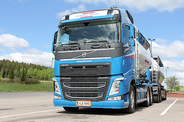 Image showing Volvo FH 450 Bulk Transport Truck and Trailer