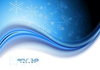 Image showing Colourful abstract Christmas background