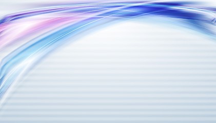 Image showing Bright wavy vector background