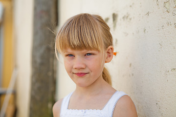 Image showing Portrait of young girl