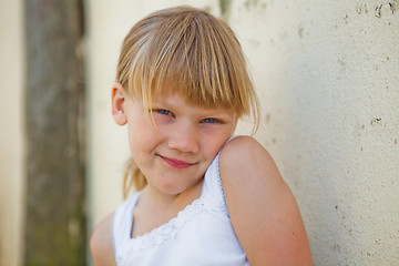 Image showing Portrait of young girl