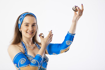 Image showing belly dancer woman