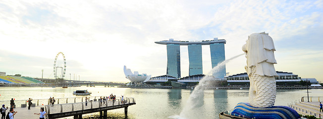 Image showing Merlion fountain