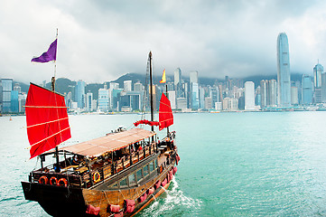 Image showing Sailing in Hong Kong