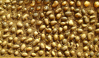 Image showing golden stones