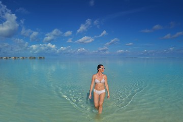 Image showing happy woman at summer