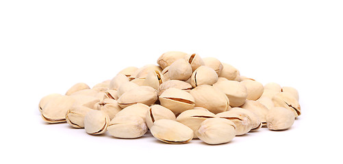 Image showing Handful of pistachios