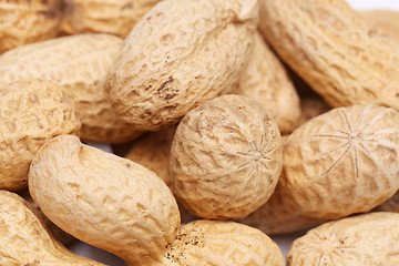 Image showing Background of big peanuts