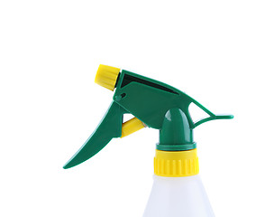 Image showing Spray from a bottle of cleaner