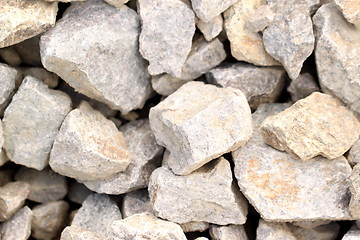 Image showing Granite gravel texture