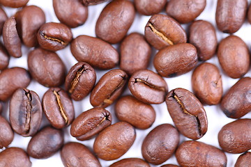 Image showing Coffee beans close-up.