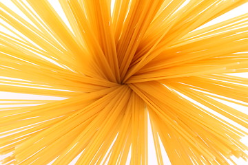 Image showing Bunch of spaghetti on white background