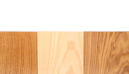 Image showing Top three boards (oak, elm, acacia)