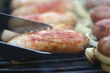 Image showing grilled sausage