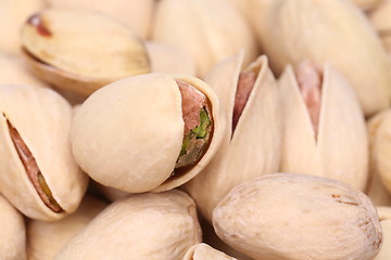 Image showing Wallpaper of pistachios