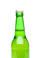 Image showing Beer bottle isolated on white