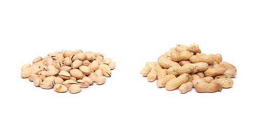 Image showing pistachios and peanuts