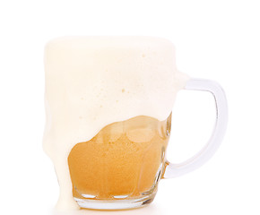 Image showing Mug of beer with froth