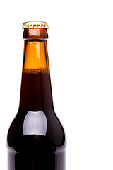 Image showing Beer bottle isolated on white