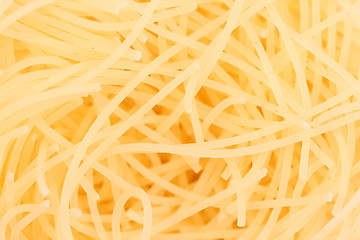 Image showing A background of pasta capelli d angelo