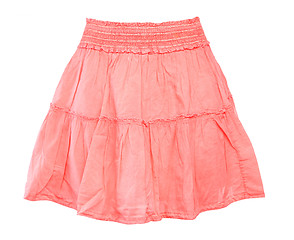 Image showing A pink skirt for girl