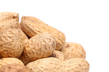 Image showing Frame close-up of some peanuts.