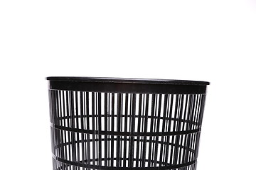 Image showing A top plastic trash can