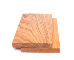 Image showing Two wooden plank close-up
