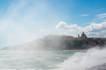 Image showing Imperia seen through spray