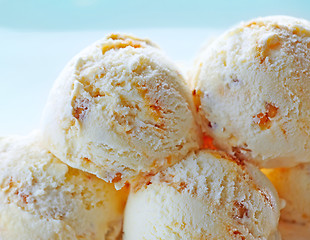 Image showing ice cream closeup