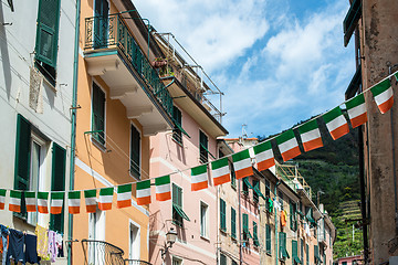 Image showing Streets of Vernazza, Cinque Terre