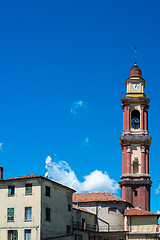 Image showing Church tower in Cairo Montenotte, Liguria