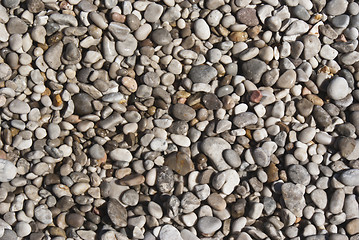 Image showing pebbles on a beach