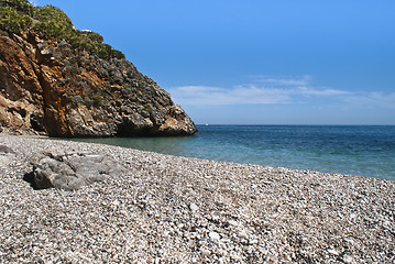 Image showing Cala capreria, Sicily, Italy