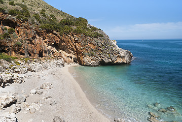 Image showing Cala capreria, Sicily, Italy