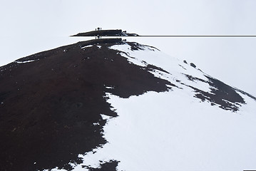 Image showing view of Etna volcano.