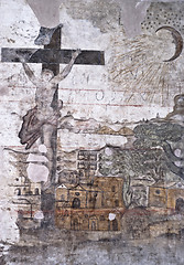 Image showing graffiti in the dungeons of the Inquisition in Palermo