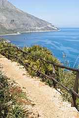 Image showing path of Zingaro Natural Reserve