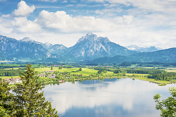 Image showing Lake Hopfensee in Bavaria