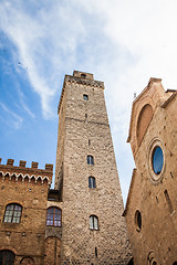 Image showing San Gimignano towers