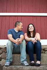 Image showing Smiling and Fun Couple