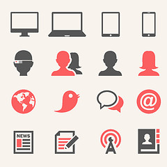 Image showing Gadgets. Icon set