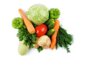 Image showing Heap of Vegetables
