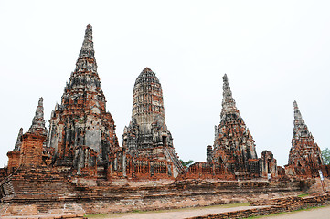 Image showing Ancient wat in Thailand