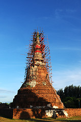 Image showing Ancient wat in Thailand