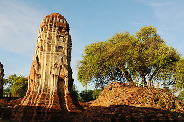 Image showing Ancient wat in Thailand