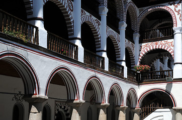 Image showing Closeup Rila Monastery